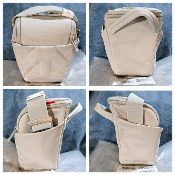 #12 The Manfrotto ITALIAN MB SV-HM-20DV Vivace 20 Holster Camera Bag Dove BNWT - Picture 2 of 15